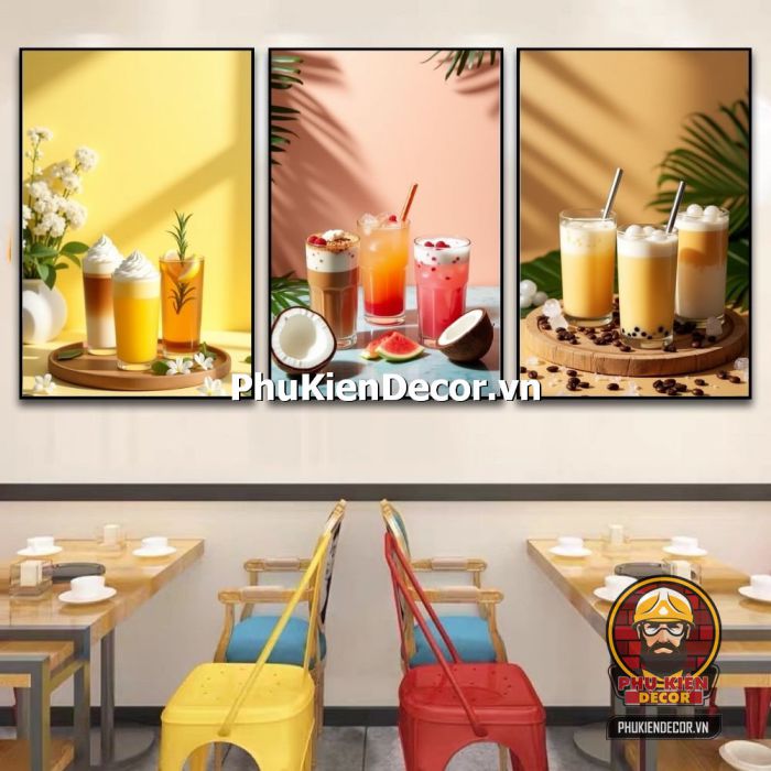 Tổng hợp mẫu Tranh treo tường thức uống Quán Trà mới nhất Tổng hợp mẫu Tranh treo tường thức uống Quán Trà mới nhất