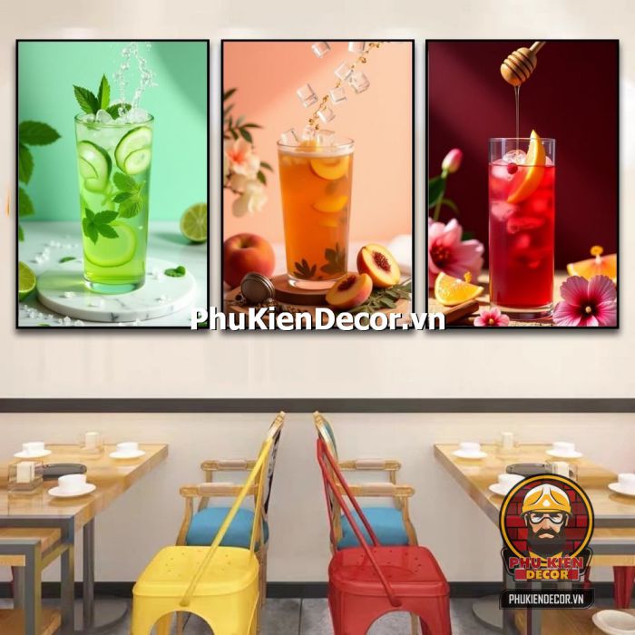 Tổng hợp mẫu Tranh treo tường thức uống Quán Trà mới nhất Tổng hợp mẫu Tranh treo tường thức uống Quán Trà mới nhất