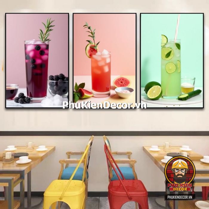 Tổng hợp mẫu Tranh treo tường thức uống Quán Trà mới nhất Tổng hợp mẫu Tranh treo tường thức uống Quán Trà mới nhất