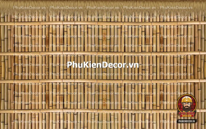 Tranh dán tường tre nứa lá trang trí quán ăn Tranh dán tường tre nứa lá trang trí quán ăn