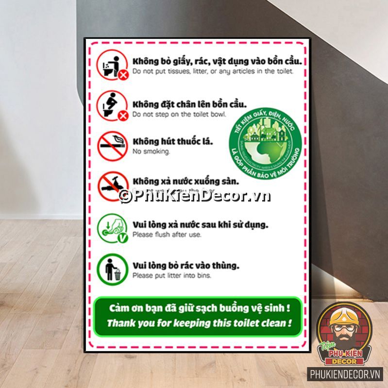 Bộ sưu tập mẫu tranh hướng dẫn vệ sinh WC Bộ sưu tập mẫu tranh hướng dẫn vệ sinh WC