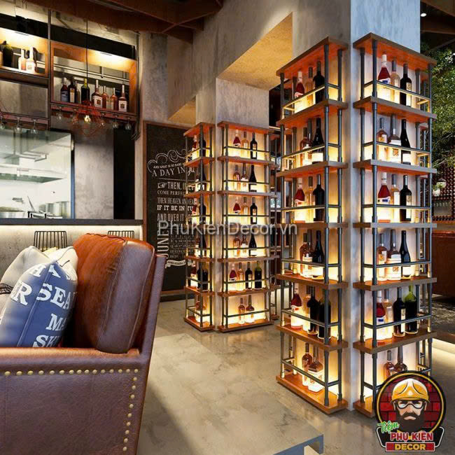 Không gian hầm rượu được nâng tầm nhờ đồ decor sáng tạo và kệ rượu đẹp mắt Không gian hầm rượu được nâng tầm nhờ đồ decor sáng tạo và kệ rượu đẹp mắt