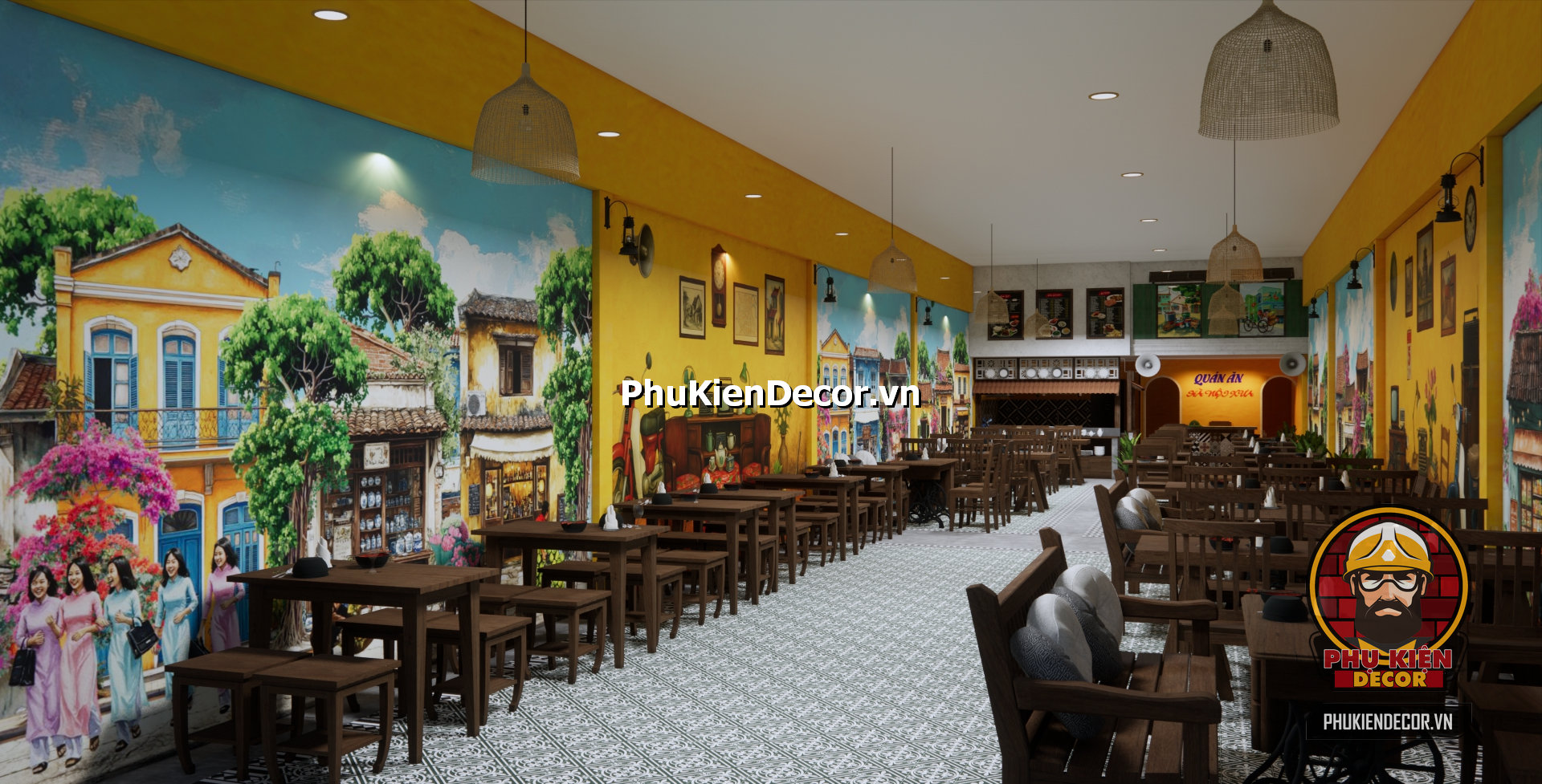 Mẫu thiết kế quán ăn hà nội xưa,quán nhỏ phố xưa Mẫu thiết kế quán ăn hà nội xưa,quán nhỏ phố xưa