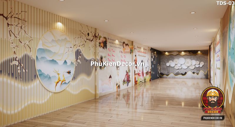 tranh dán tường 3D đông y dưỡng sinh tranh dán tường 3D đông y dưỡng sinh