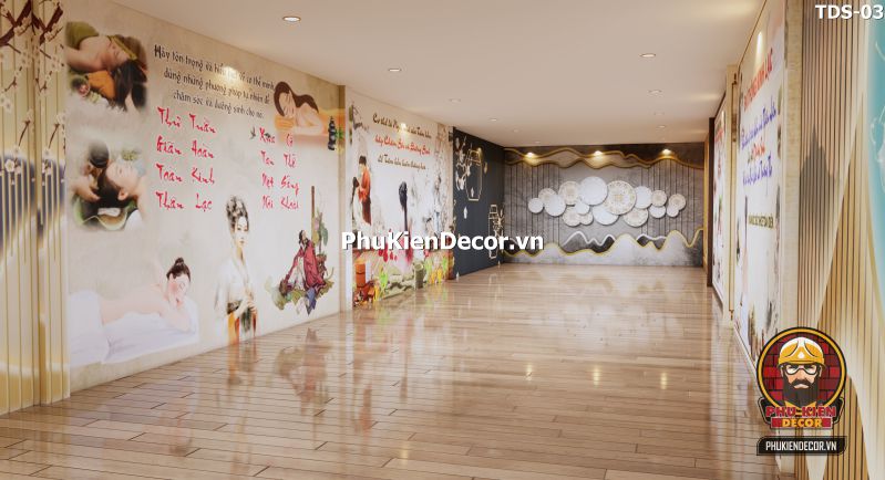 tranh dán tường spa đông y trị liệu tranh dán tường spa đông y trị liệu