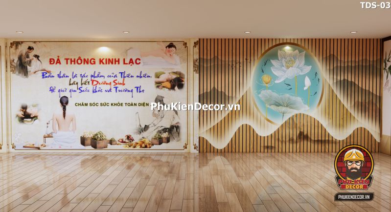 tranh dán tường 3D đông y dưỡng sinh tranh dán tường 3D đông y dưỡng sinh