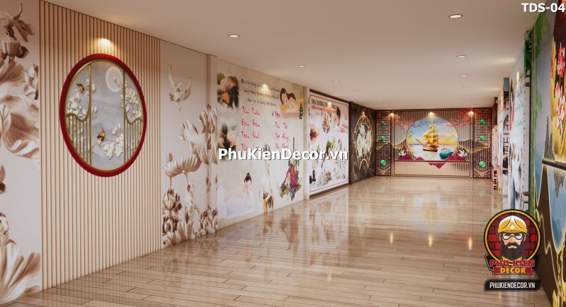 Tranh dán tường spa dưỡng sinh đông y Tranh dán tường spa dưỡng sinh đông y