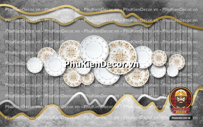 trang trí spa bằng tranh dán tường lam sóng trang trí spa bằng tranh dán tường lam sóng