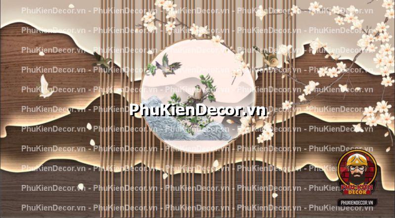 tranh dán tường thiên nhiên 3D trang trí spa tranh dán tường thiên nhiên 3D trang trí spa
