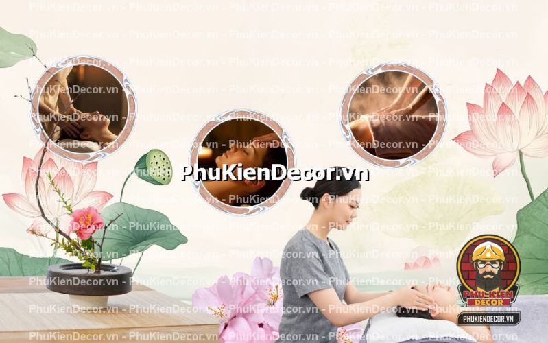 Tranh dán tường spa theo xu hướng mới nhất Tranh dán tường spa theo xu hướng mới nhất