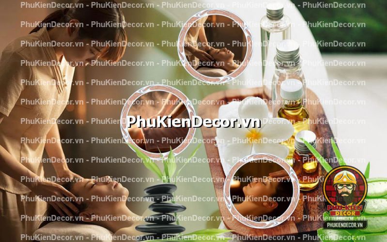 Tranh dán tường 3D trang trí spa sang trọng và hiện đại Tranh dán tường 3D trang trí spa sang trọng và hiện đại