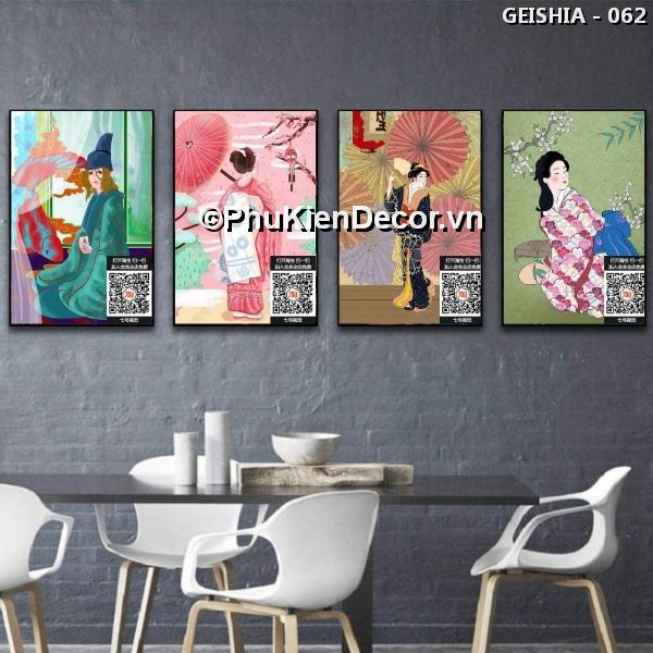 Tranh treo tường Geishia Nhật thời đại Ukiyo-e mang nét đẹp đăc sắc của truyền thống lâu đời  Tranh treo tường Geishia Nhật thời đại Ukiyo-e mang nét đẹp đăc sắc của truyền thống lâu đời