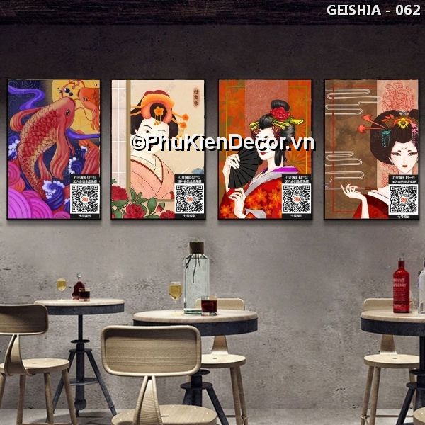 Tranh treo tường Geishia Nhật thời đại Ukiyo-e mang nét đẹp đăc sắc của truyền thống lâu đời  Tranh treo tường Geishia Nhật thời đại Ukiyo-e mang nét đẹp đăc sắc của truyền thống lâu đời