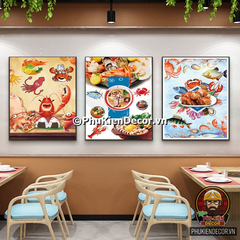 Bộ sưu tập các mẫu tranh trang trí cho quán ốc đẹp Bộ sưu tập các mẫu tranh trang trí cho quán ốc đẹp