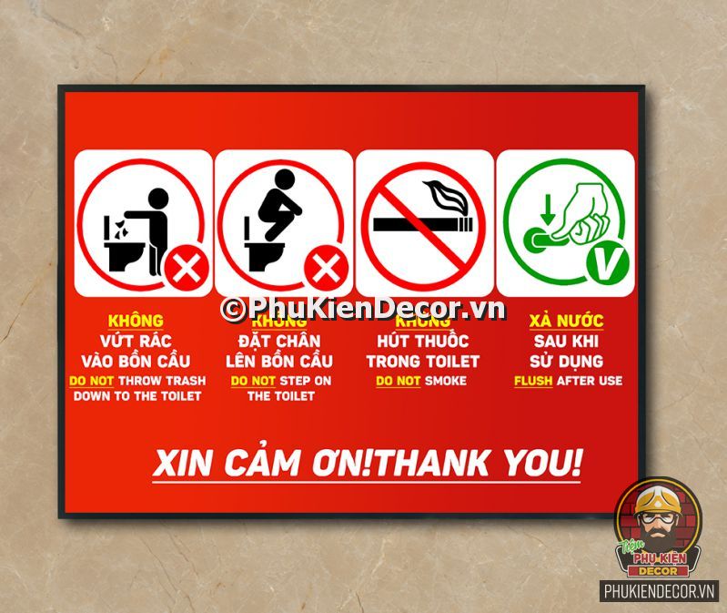 Bộ sưu tập mẫu tranh hướng dẫn vệ sinh WC Bộ sưu tập mẫu tranh hướng dẫn vệ sinh WC
