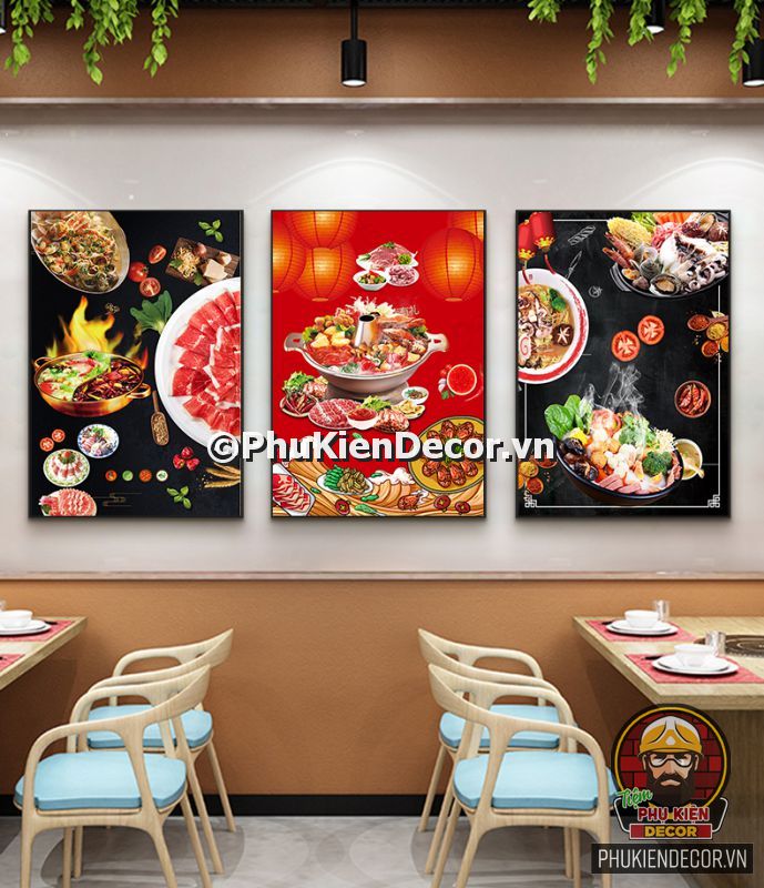 Bộ sưu tập mẫu tranh trang trí quán lẩu nướng Bộ sưu tập mẫu tranh trang trí quán lẩu nướng