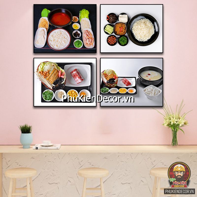 Các mẫu tranh treo tường quán mỳ cay tạo sự thẩm mỹ cao Các mẫu tranh treo tường quán mỳ cay tạo sự thẩm mỹ cao