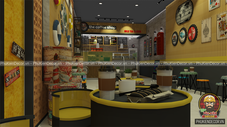 Bật mí cách trang trí quán Cafe nhỏ đẹp  Bật mí cách trang trí quán Cafe nhỏ đẹp