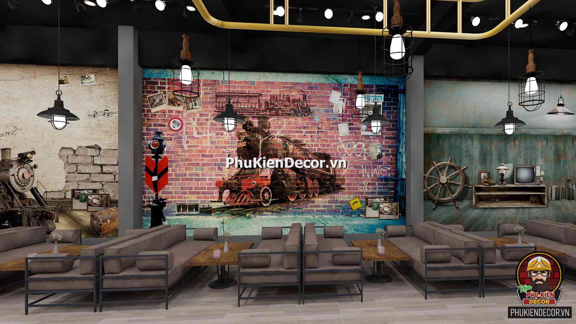 Cách trang trí Tường quán Rượu, Bar, Pub ấn tượng Cách trang trí Tường quán Rượu, Bar, Pub ấn tượng