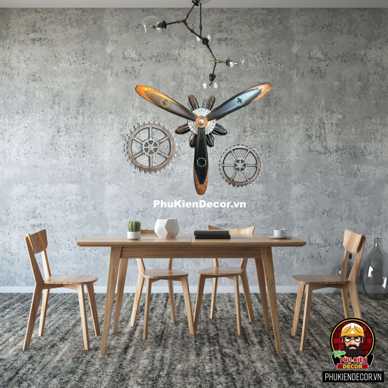 Combo decor phong cách công nghiệp cho bức tường bạn đầy nghê thuật Combo decor phong cách công nghiệp cho bức tường bạn đầy nghê thuật