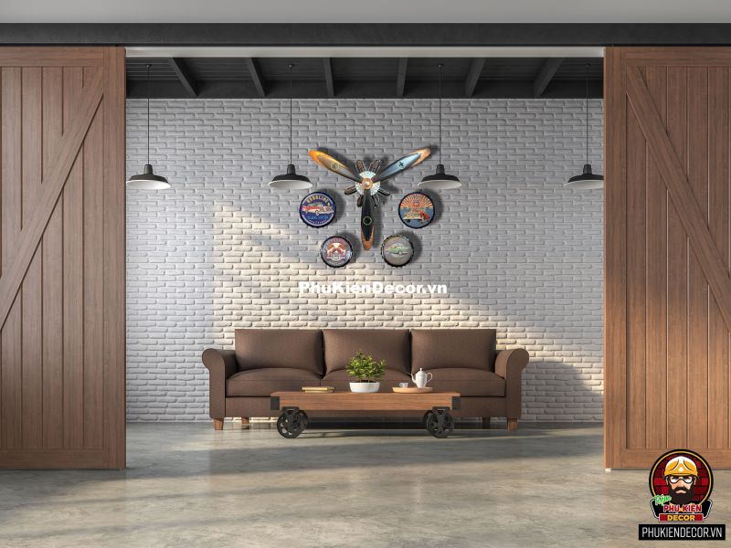 Combo decor phong cách công nghiệp cho bức tường bạn đầy nghê thuật Combo decor phong cách công nghiệp cho bức tường bạn đầy nghê thuật