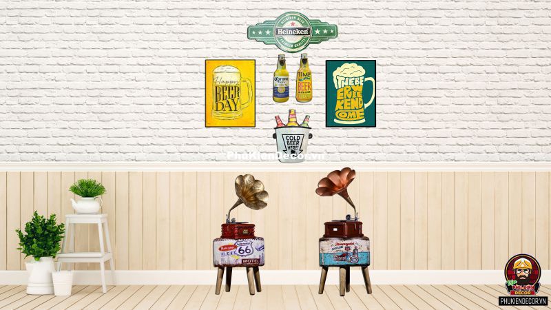 Biến tường trống thành điểm nhấn ấn tượng với combo decor độc lạ Biến tường trống thành điểm nhấn ấn tượng với combo decor độc lạ