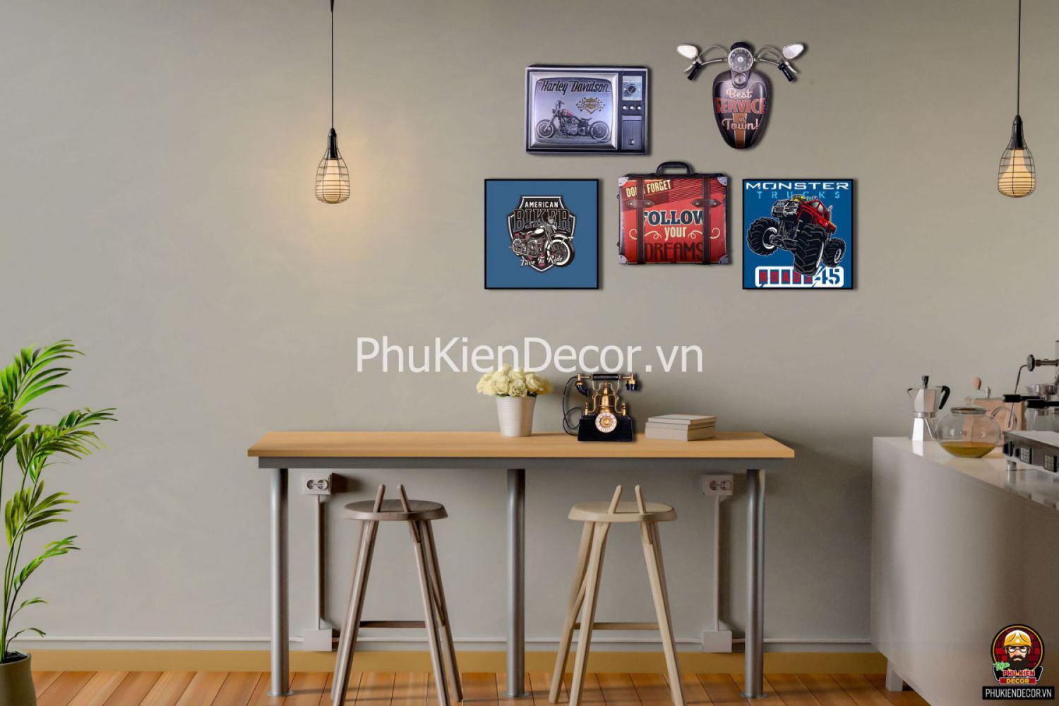 Trang trí không gian đậm chất riêng với những món decor phá cách Trang trí không gian đậm chất riêng với những món decor phá cách