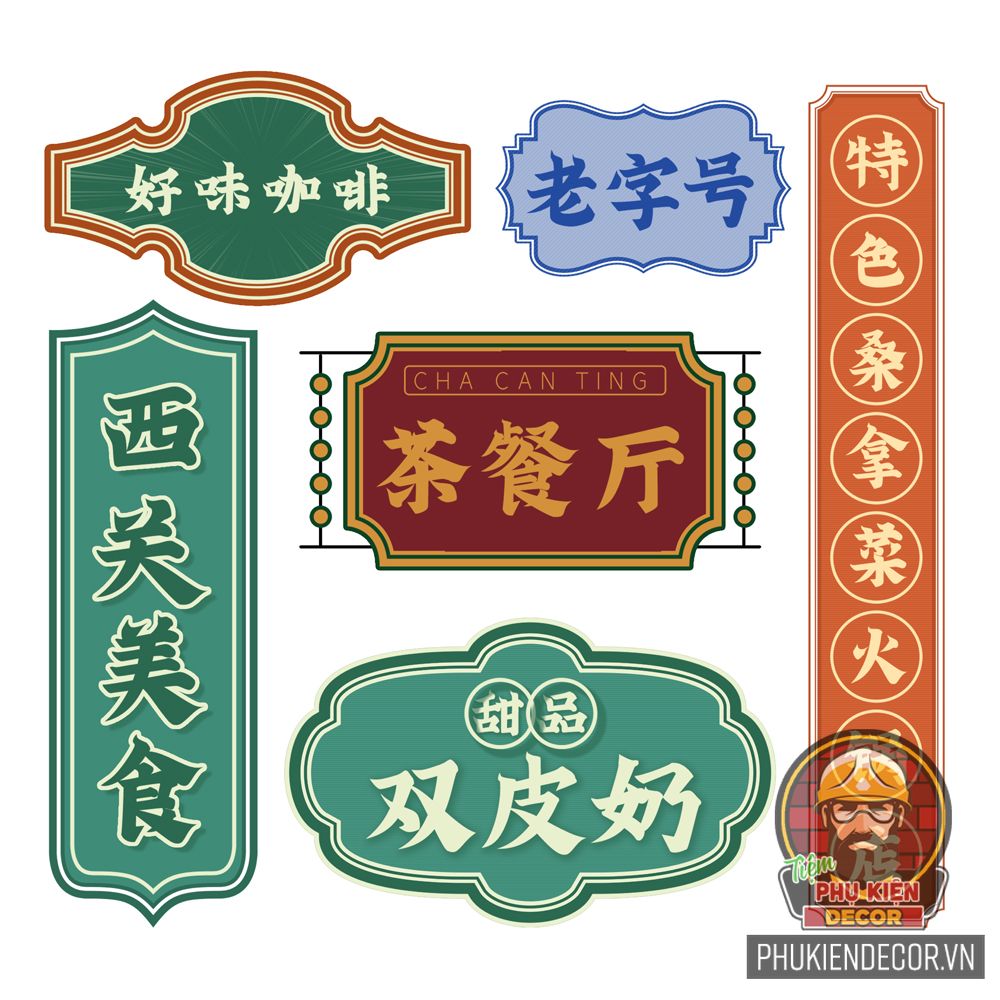 Một số mẫu Decal chủ đề bảng hiệu trang trí dành cho quán Bia, Cafe, Trà sữa Hồng Kong Một số mẫu Decal chủ đề bảng hiệu trang trí dành cho quán Bia, Cafe, Trà sữa Hồng Kong