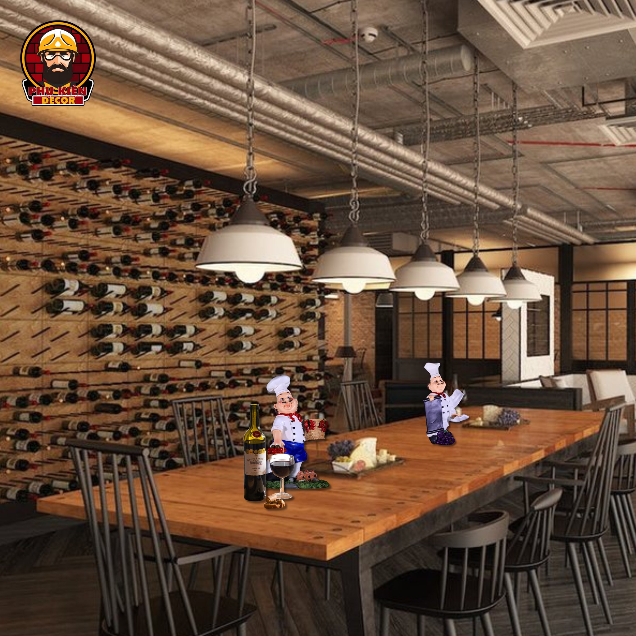 Không gian hầm rượu được nâng tầm nhờ đồ decor sáng tạo và kệ rượu đẹp mắt Không gian hầm rượu được nâng tầm nhờ đồ decor sáng tạo và kệ rượu đẹp mắt