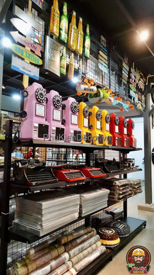 Trang trí không gian quán cafe, nhà hàng với đồ decor Vintage - Retro tại Phụ Kiện Decor Trang trí không gian quán cafe, nhà hàng với đồ decor Vintage - Retro tại Phụ Kiện Decor