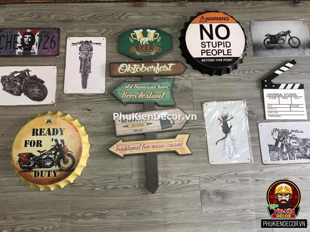 Đồ trang trí decor nhà hàng, quán nhậu, Bia, Hải sản lẩu ốc Đồ trang trí decor nhà hàng, quán nhậu, Bia, Hải sản lẩu ốc