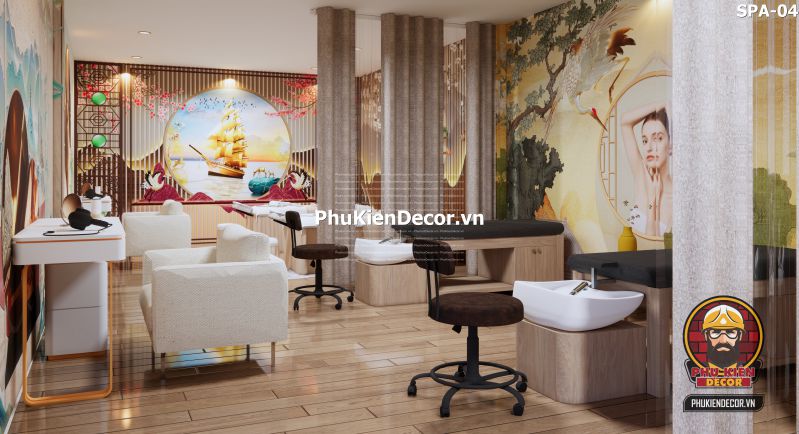 Các mẫu tranh dán tường 3D trang trí Spa, tiệm gội đầu, massage Các mẫu tranh dán tường 3D trang trí Spa, tiệm gội đầu, massage
