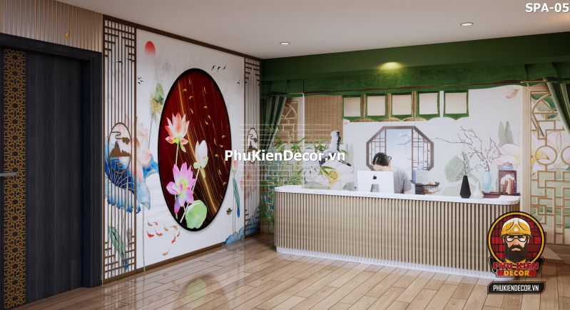 Tranh dán tường Trang Trí Tiệm Gội Đầu, Massage, Xông Hơi Tranh dán tường Trang Trí Tiệm Gội Đầu, Massage, Xông Hơi