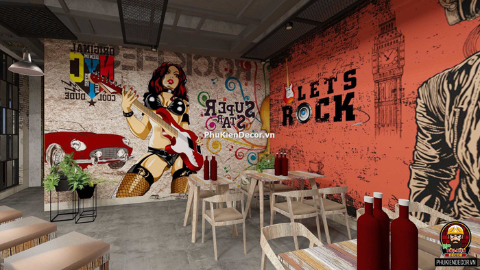 giấy dán tường Grafity giấy dán tường Grafity