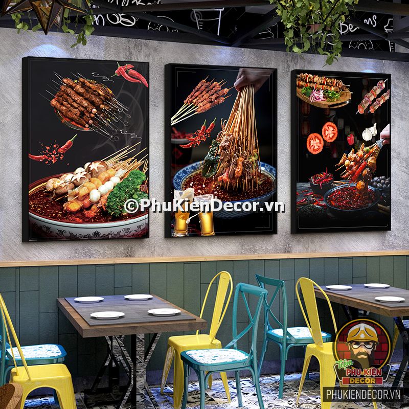 Hình ảnh món ăn quán nướng, lẩu xiên que Hình ảnh món ăn quán nướng, lẩu xiên que