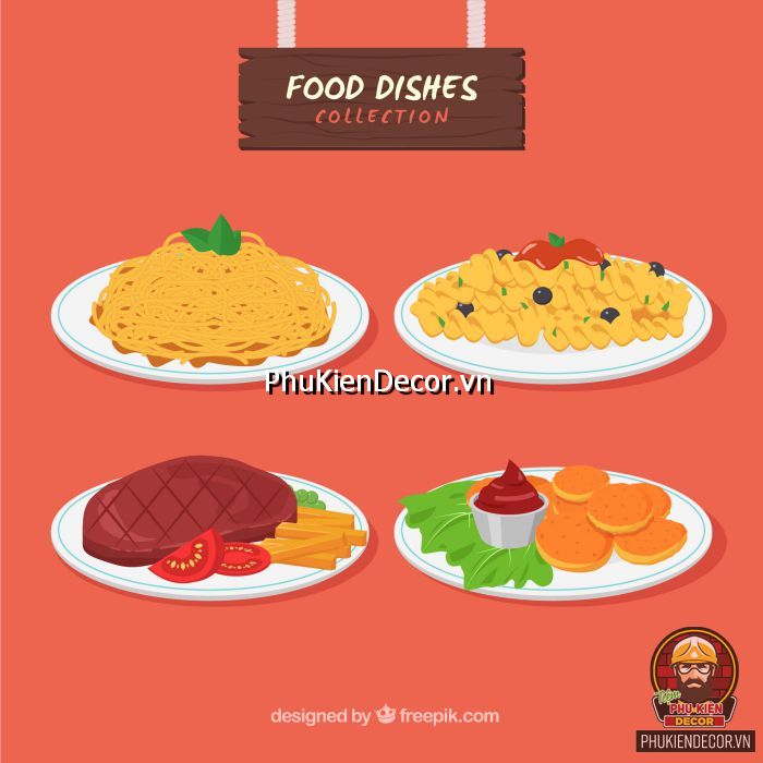 Hình ảnh tranh dán tường quán thức ăn nhanh giúp không gian trở nên sang trọng Hình ảnh tranh dán tường quán thức ăn nhanh giúp không gian trở nên sang trọng