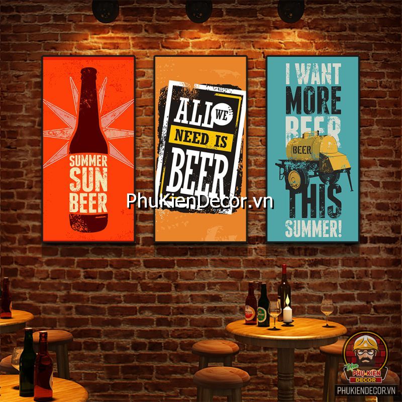 Mẫu tranh trang trí quán Cafe, Bia phong cách hoài niệm  Mẫu tranh trang trí quán Cafe, Bia phong cách hoài niệm