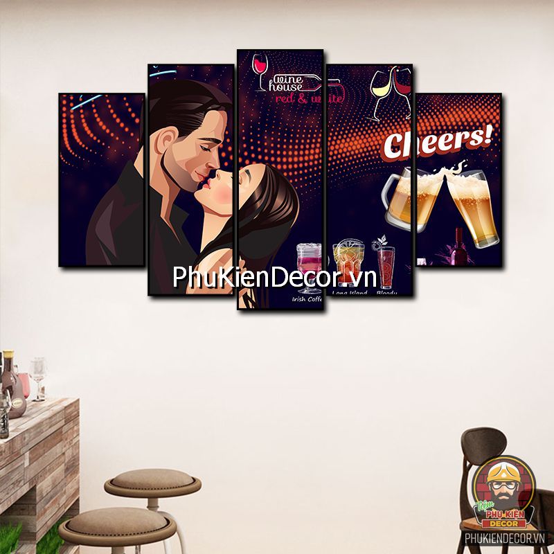 Hình ảnh quán nhậu treo tường trang trí độc đáo Hình ảnh quán nhậu treo tường trang trí độc đáo