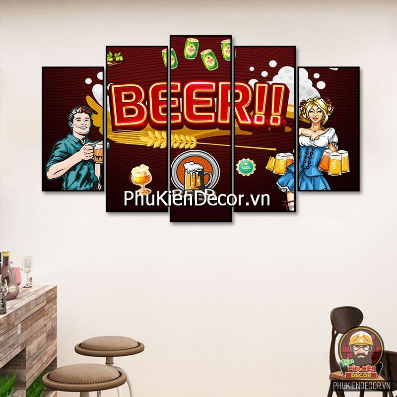 Hình ảnh quán nhậu treo tường trang trí độc đáo Hình ảnh quán nhậu treo tường trang trí độc đáo