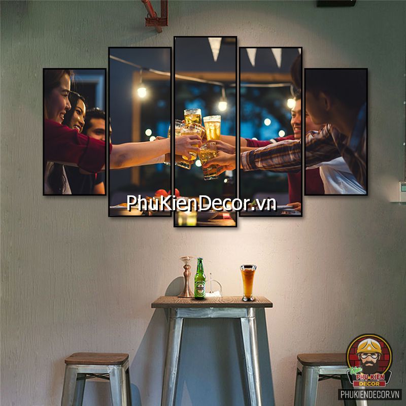 Hình ảnh quán nhậu treo tường trang trí độc đáo Hình ảnh quán nhậu treo tường trang trí độc đáo