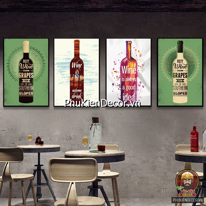 Tranh treo tường quán Pub trang trí đặc trưng Tranh treo tường quán Pub trang trí đặc trưng