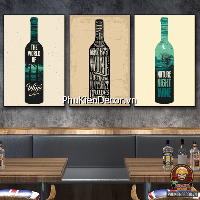 Tranh treo tường quán Pub trang trí đặc trưng Tranh treo tường quán Pub trang trí đặc trưng