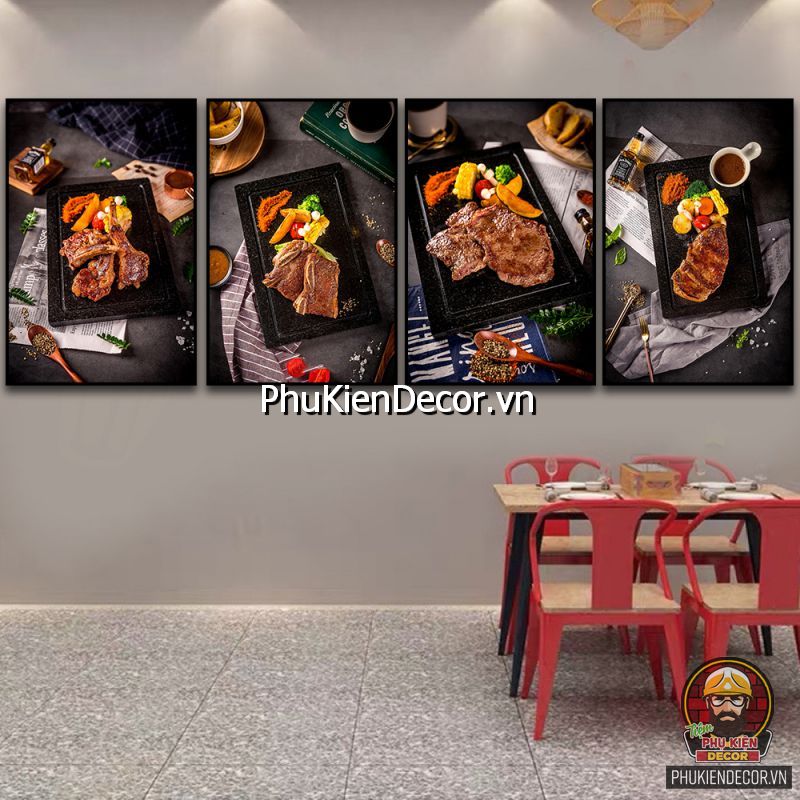 Hình ảnh tranh trang trí bò bít tết đẹp được ưu ái lựa chọn  Hình ảnh tranh trang trí bò bít tết đẹp được ưu ái lựa chọn