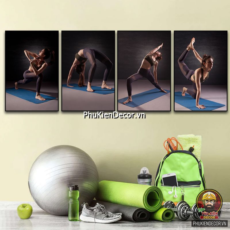 Hình ảnh tranh trang trí phòng tập yoga đẹp được ưa chuộng Hình ảnh tranh trang trí phòng tập yoga đẹp được ưa chuộng