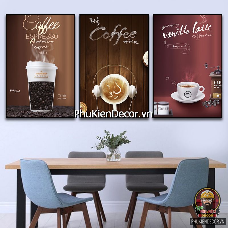 Hình ảnh tranh trang trí quán cafe, tiệm bánh ngọt nổi bật Hình ảnh tranh trang trí quán cafe, tiệm bánh ngọt nổi bật