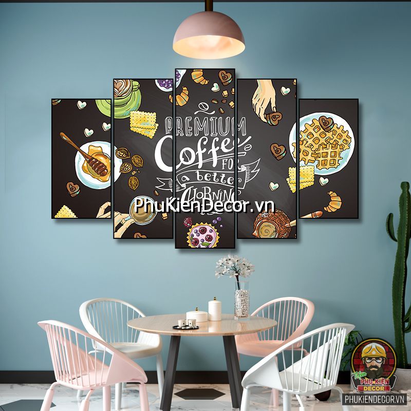 Hình ảnh tranh treo tường trang trí quán cafe, beer hiện đại