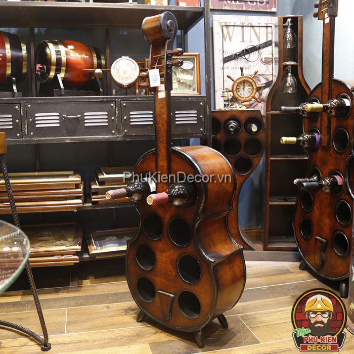 Kệ Đựng Rượu Hình Cây Đàn Dành Cho Nhà hàng, Hầm Rượu, Căn Hộ, Homestay, Villa. Kệ Đựng Rượu Hình Cây Đàn Dành Cho Nhà hàng, Hầm Rượu, Căn Hộ, Homestay, Villa.