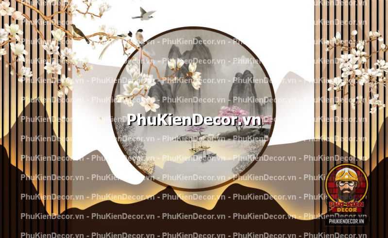 Tranh dán tường 3D trang trí spa sang trọng và hiện đại Tranh dán tường 3D trang trí spa sang trọng và hiện đại