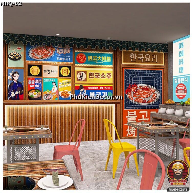 Mẫu thiết kế cho Mô hình Quán Ăn, Quán Nhậu, Quán Rượu, Nhà Hàng phong cách chuẩn Hàn Quốc Mẫu thiết kế cho Mô hình Quán Ăn, Quán Nhậu, Quán Rượu, Nhà Hàng phong cách chuẩn Hàn Quốc