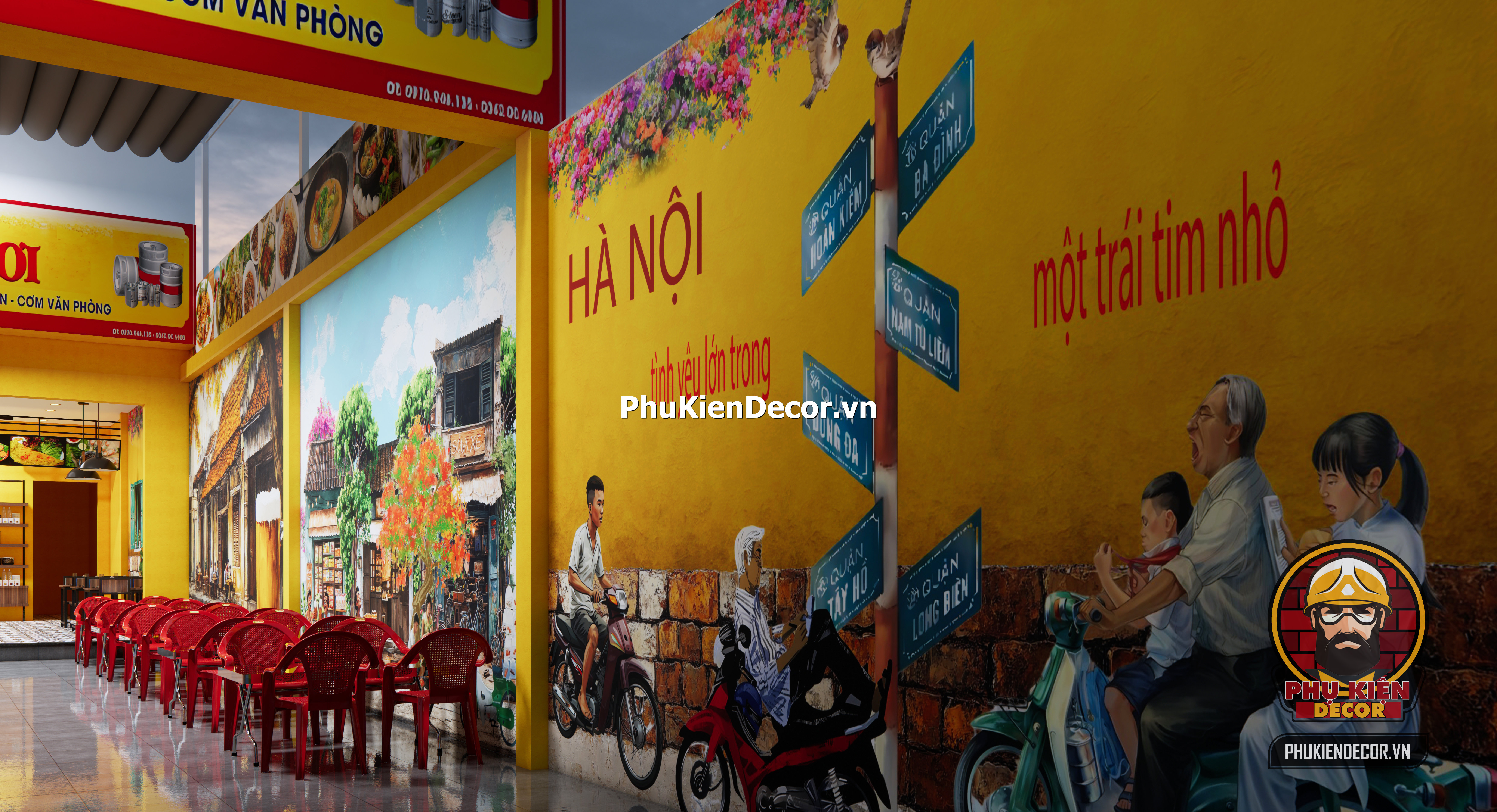 Trang trí quán ăn bia hơi Hà Nội , gợi nhớ lại qua từng góc nhỏ Trang trí quán ăn bia hơi Hà Nội , gợi nhớ lại qua từng góc nhỏ